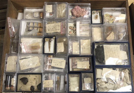 Les échantillons de la collection de géologie expérimentale Les échantillons de la collection de géologie expérimentale