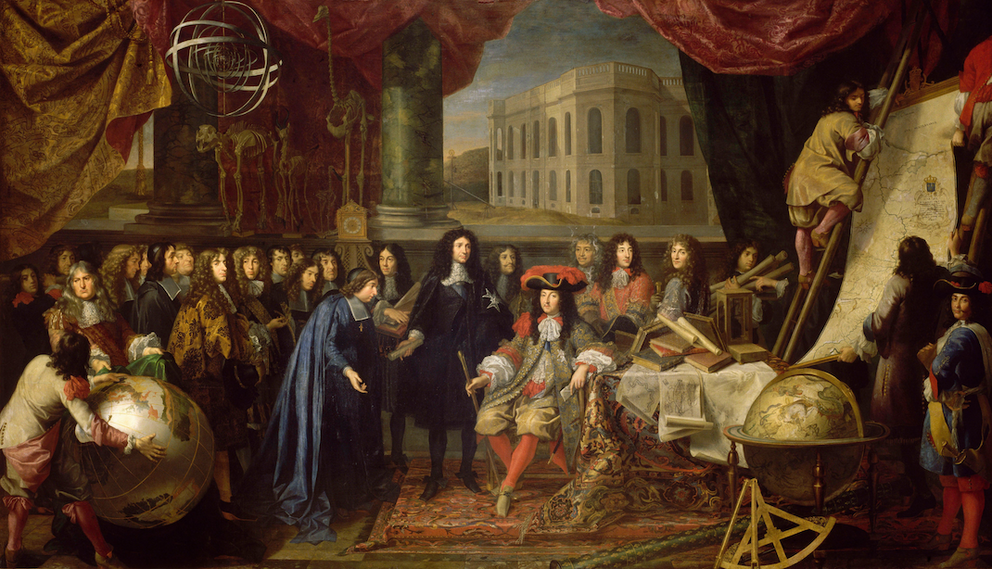 Colbert présentant l'Académie royale des sciences à Louis XIV Colbert présentant l'Académie royale des sciences à Louis XIV