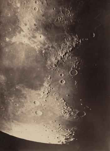 Frères Henry, Photographie lunaire, mars 1890, Observatoire de Paris Frères Henry, Photographie lunaire