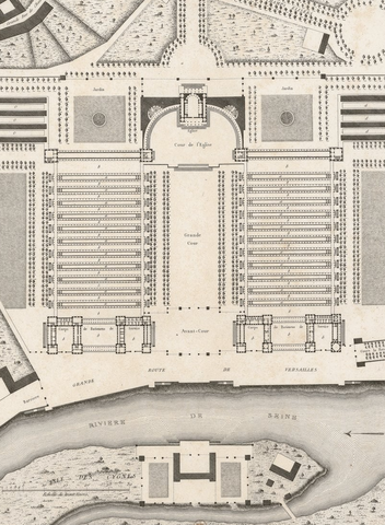 Le Gouaz, Projet Hôtel-Dieu, 1787