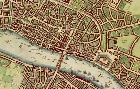 17th Century Map of London 17th Century Map of London