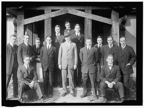 Woodrow Wilson et ses étudiants Woodrow Wilson et ses étudiants