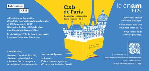 Invitation CNAM Rencontre Ciels de Paris